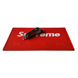 Tapis de Coiffure Magnétique Rectangulaire en PVC, Vente en Gros, Durable, Écologique, pour Salon de Coiffure - Product Image 4