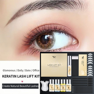 Kit complet de lifting et de permanente des <span class=keywords><strong>cils</strong></span>, kit de lifting des <span class=keywords><strong>cils</strong></span> tout-en-un pour des <span class=keywords><strong>cils</strong></span> recourbés de qualité salon à domicile - Product Image 1