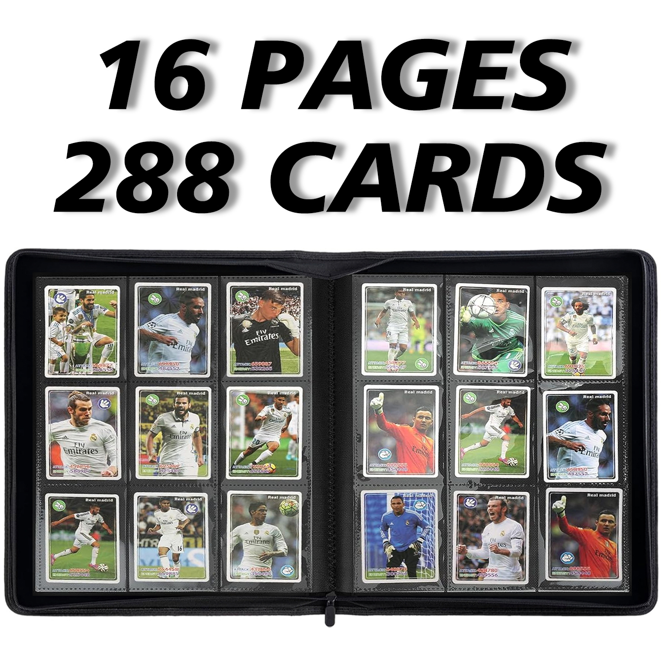 16 pages 288 cards