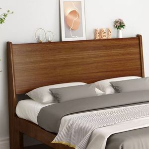 Cabecero de Madera Maciza para Cama Doble de 1.8m, Cama Individual de 1.5m, Muebles de Dormitorio Estilo Tatami - Product Image 4