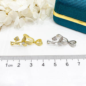 Pendentif en argent S925 avec perles de 11 à 18 mm, accessoires de perles DIY, magnifique support de collier, 30851 pendentifs et breloques en cristal - Product Image 4