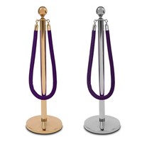 Barrières de sécurité en corde de contrôle de foule durables en gros avec corde en velours pour les théâtres, les hôtels, les clubs, les fêtes, les cérémonies