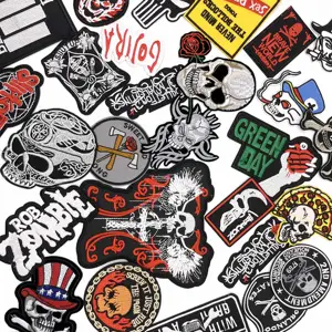 Custom Woven Embroidery Patches Sewn Patches Clothing Iron On Embroidery Patch