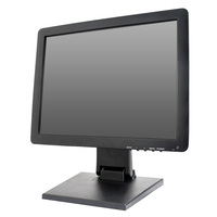 Monitor PC Desktop Layar Sentuh HD 15 Inci 4:3 dengan Input VGA Panel LED untuk Penggunaan Bisnis Stok Baru