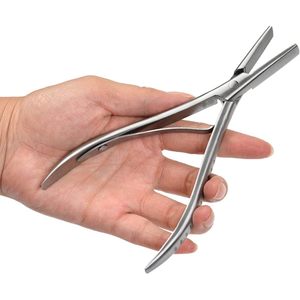 Pince à extensions de cheveux en acier inoxydable de qualité chirurgicale, poignée ergonomique pour la fabrication de perruques, 1 pièce, modèle OB-98776, fabriqué au Pakistan, Obexa - Product Image 5
