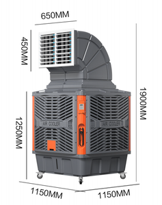 Enfriador de Aire Portátil de Pie con Bomba de Agua, Económico y Multiusos para Fábrica/Oficina/Hogar/Restaurante, Ahorro de Energía - Product Image 2