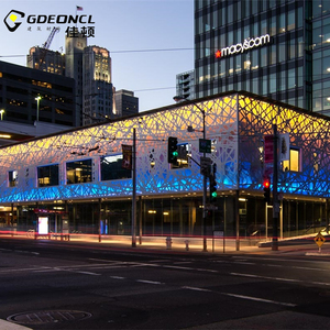 Hiện đại sang trọng nhôm laser cắt tấm cho bên ngoài bức tường ốp mới tùy chỉnh thiết kế mặt tiền trang trí kiến trúc - Product Image 3