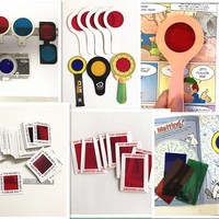 Loupe polarisante portative personnalisée pour cartes de décodage et cartes en papier – Filtre portable