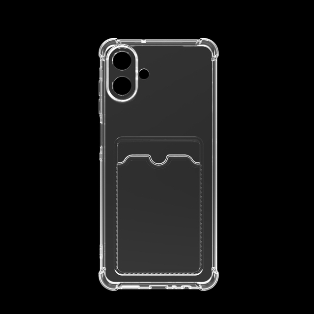 For NEW Samsung Galaxy A07 Air Pocket Card Slot Bumper Mobile Phone case for A06 Crystal Clear Soft Tpu Back Cover