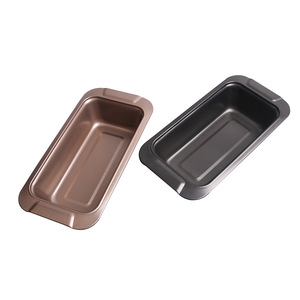 แม่พิมพ์ขนมปังเคลือบกันติดสีโรสโกลด์เทา สำหรับอบขนมปังและทำเค้ก - Product Image 1