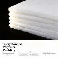 Rouleau de rembourrage en polyester thermocollé à haute densité, garnissage doux pour couvre-lit matelassé