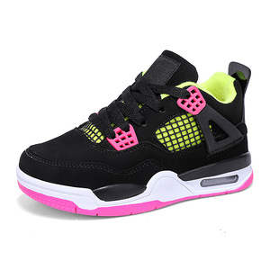 Chaussures de basketball pour hommes à coussin d'air, empeigne en maille, semelle extérieure en caoutchouc, style décontracté à lacets, bout rond, semelle intermédiaire en EVA, amorti. - Product Image 5