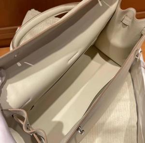 Sac à main en cuir véritable cousu main, sac de luxe en cuir de vachette avec surpiqûres, entièrement en cuir à l'intérieur et à l'extérieur, sac de créateur fait main - Product Image 1