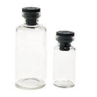 Flacons en verre transparent stériles 2R/4R/6R/8R/10R, contenants scellés pour injections et échantillons de laboratoire
