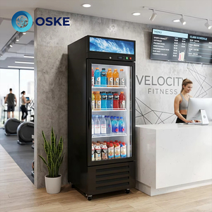 <span class=keywords><strong>Congelador</strong></span> Vertical Comercial con Puerta de Vidrio, Base de Soporte Sólido, Múltiples Divisiones Interiores, Exhibidor de Bebidas Congeladas y Hielo para Supermercados - Product Image 6