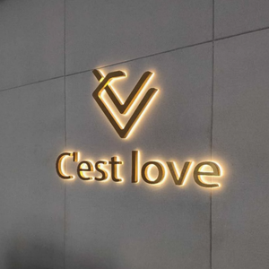 Dropshipping tùy chỉnh cửa hàng 3D chữ signage kim loại Backlit kinh doanh Hội Đồng Quản trị biểu tượng cửa hàng phía trước kênh <span class=keywords><strong>LED</strong></span> chiếu sáng dấu hiệu - Product Image 4