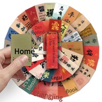 Autocollants 3D flottants de haute qualité avec texte mixte chinois et anglais pour journalisation, scrapbooking et création de cartes