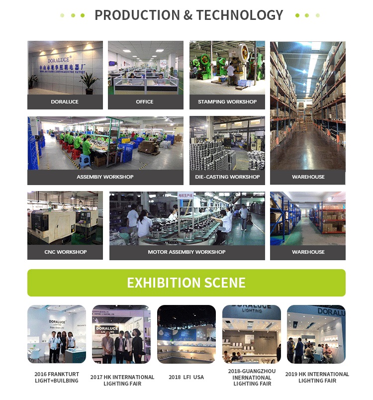 Ceiling mounted Fan Production Manufacturers Decorative Industrial Indoor Ceiling Fan With Lights