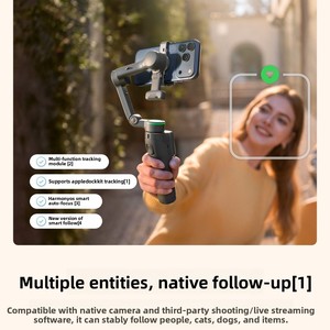 <b>For</b> Mobile 8P <b>Phone</b> With Remote <b>Control</b> Included Follow-Capture Vlog Anti-Shake Handheld Gimbal Follow-Capture Function Captures - Product Image 2