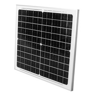 Panneau solaire 10V20W22W, module photovoltaïque, ventilateur solaire, plaque de charge monocristalline, cadre en aluminium, protection IP67