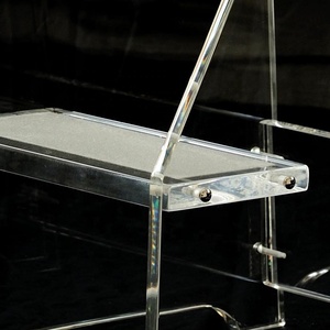 Tabouret moderne en acrylique à <span class=keywords><strong>3</strong></span> <span class=keywords><strong>marches</strong></span> pour l'ameublement de la maison - Product Image 4