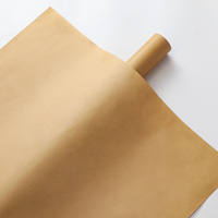 Kertas Pembungkus Bunga Gaya Prancis Vintage Kraft untuk Toko Bunga, Perlengkapan Seni, Buatan Tangan, Bertekstur, Tahan Air, Dua Sisi