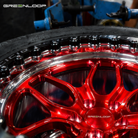 Jantes forgées GREENLOOP, design personnalisé, 17, 18, 19 pouces, 5x114.3, 5x120, 6x139.7, jantes en alliage concaves OEM pour C8 M3 M5, voitures de course