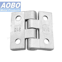 Fournisseur de charnières à battant 40X40, taille personnalisée, charnière de porte en acier inoxydable pour porte lourde