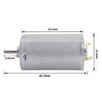 Moteur Micro cc 3V-12V 32000 tr/min 180 pour bricolage jouets loisirs moteur de voiture intelligent 180 moteur cc