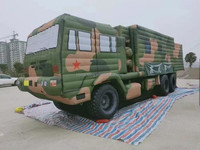 Modèle de char gonflable pour l'éducation scientifique, réplique de camion tactique, accessoire d'entraînement extérieur, étanche et personnalisable, design moderne