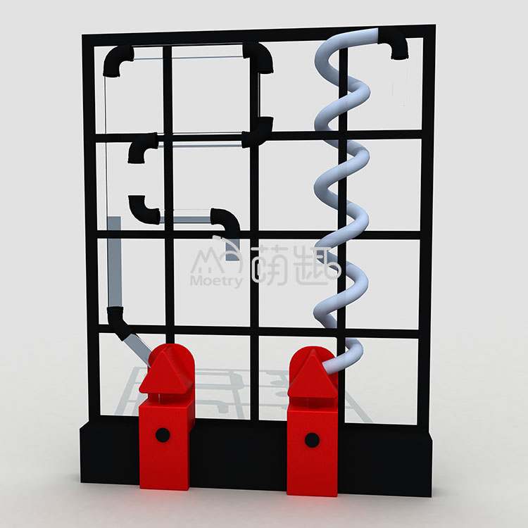 Gioco interattivo da parete con palline