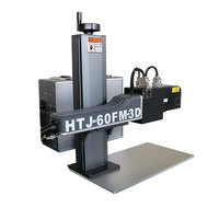 3d 50 vatios 100w de fibra de metal grabador láser máquina de marcado con ipg de láser de fibra