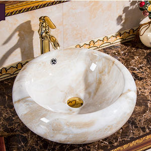 Chine Porcelaine Peint À La Main Art Lavabo Antique Salle De Bains Navire Évier Blanc Couleur Fleur Oiseau Motif Céramique Lavabo - Product Image 6