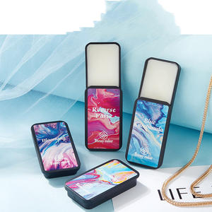 Nouveau logo personnalisé métal peut neutre solide parfum baume déodorant parfum frais crème pour le corps parfum de voiture - Product Image 4