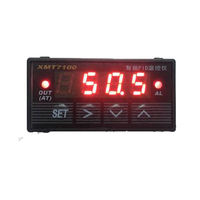 Contrôleur de température numérique programmable PID TESHI-XMT-7100 OEM IP65, résolution 0,1°C, taille 48x24mm, relais à semi-conducteurs