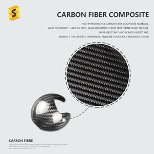 Shasha N-AD-062 in fibra di carbonio copri cambio <span class=keywords><strong>Audi</strong></span> <span class=keywords><strong>A3</strong></span> S3 Q2L accessori interni auto - Product Image 5