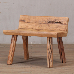Panca Lunga <span class=keywords><strong>in</strong></span> <span class=keywords><strong>Legno</strong></span> di Olmo Naturale Recuperato, Artigianale, per Arredamento di Casa, Hotel e Villa - Product Image 3