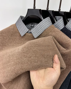 Suéter de Hombre de Alta Gama Europeo, Estilo Cálido y Moderno para Otoño e Invierno 2026, Personalizable - Product Image 5