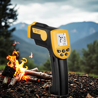Pyromètre numérique industriel de style nouveau 2025, thermomètre infrarouge, pistolet portable, température sans contact, USB, OEM, ABS