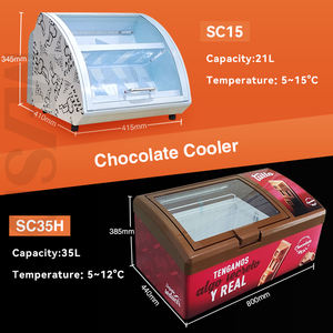 Meisda Vente en gros à prix réduit Mini réfrigérateur à chocolat de <span class=keywords><strong>table</strong></span> de 15 L pour le chocolat - Product Image 3