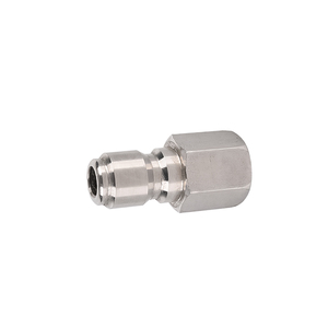 Adaptador de acero inoxidable de lavadora de presión Conector de limpiador de alta presión 3/8 "hembra + 3/8" enchufe QD - Product Image 4