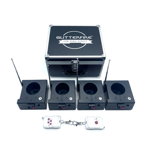 Mini điều khiển từ xa <span class=keywords><strong>4</strong></span> tín hiệu Pyro đài phun nước Thác pháo hoa cho tiệc cưới vật liệu nhựa bền với hiệu ứng tia lửa - Product Image 3