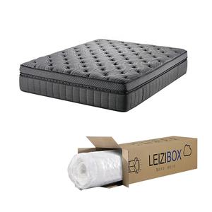 Hibrid soğutma yatak firma kenar doğal lateks yatak kral cep bahar sıkıştırılmış roll up bir kutuda toptan tedarikçiler - Product Image 2