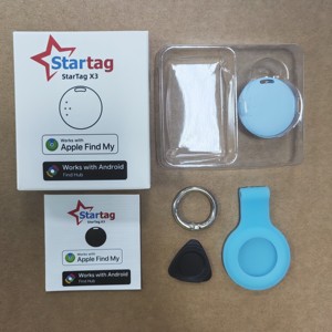 Localizador Inteligente Ultra Delgado de 7.6mm con Batería CR2032, Compatible con Find My y Find Hub para <span class=keywords><strong>Mascotas</strong></span>, Equipaje y Llaves - Product Image 1