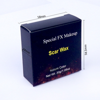 Effets spéciaux Halloween scène maquillage peau cire corps et visage fausse plaie cicatrice moulage cire