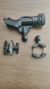 Support de canne à pêche pour bateau avec pince à boule de 1,5'' pour canoës et kayaks - Porte-canne à pêche en alliage d'aluminium durable - Product Image 2
