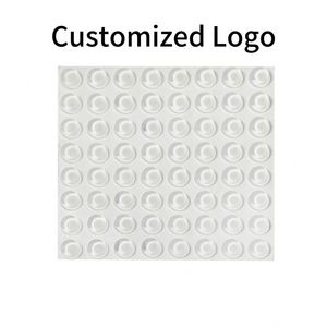 X919 Customized <b>Clear</b> Adhesivesilicone Pad Anti Shock Silicone Pad for Furniture Protection - Product Image 2