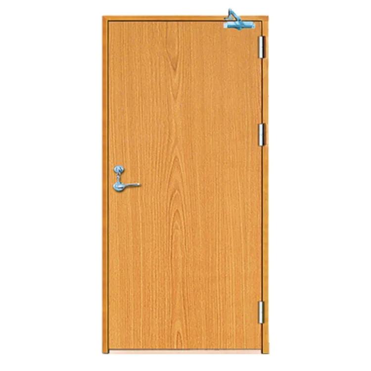 室内ドアデザインFd30内部ドアモダンインテリアホテル耐火木製ドアカスタム中国トップメーカー