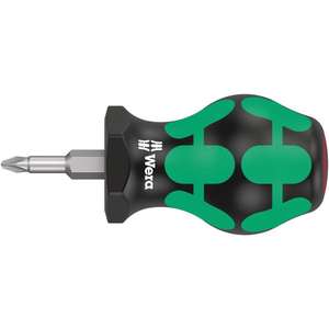 WERA - 05008852001 Stubby Phillips <b>screwdriver</b> - EAN 4013288212184 <b>SCREWDRIVERS</b> CROSS TIP <b>SCREWDRIVERS</b> - Product Image 1