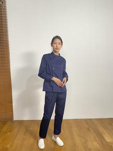 Conjunto de Uniforme Médico Unisex, Uniforme de Enfermera, Tela Tejida, Conjunto de Pantalones y Blusa Médica para Calentar, Traje Deportivo para Uso Hospitalario - Product Image 3